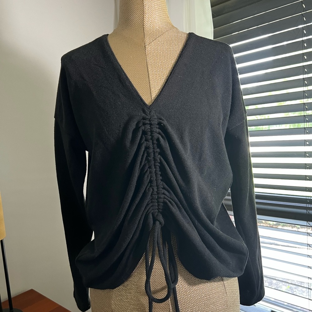 Zara Ruched Sweater